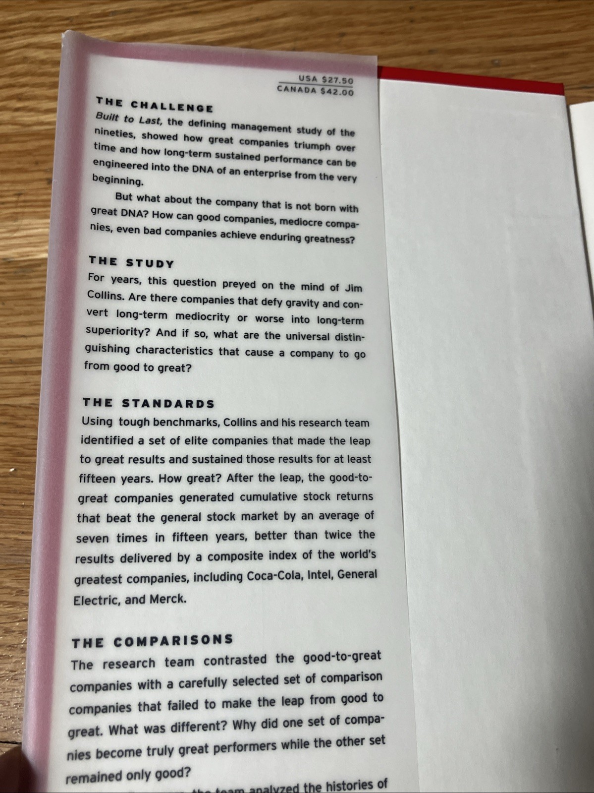 Good to Great Jim Collins 2001 First Edition First Printing HC – DJ **RARE**