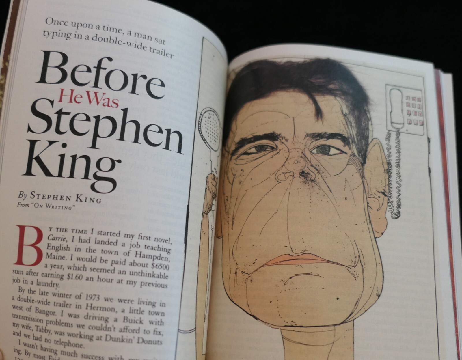 Stephen King Carrie Spec Edition HC w/Jacket Illustr by Jim Phiesen + More -READ