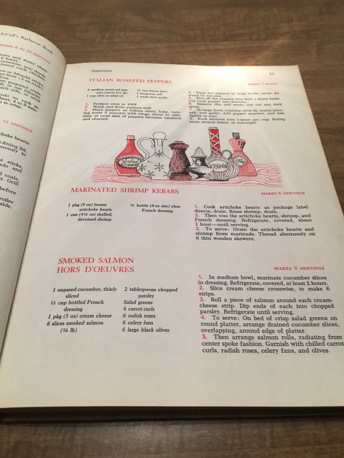 McCall’s BARBECUE COOKBOOK 300 Illustrated Recipes 132 Pages 1st Hardcover 1965