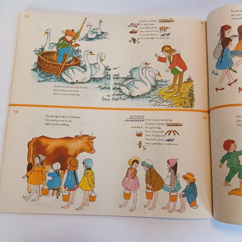 Vintage Uncut Pages-Golden Press Book 6 Christmas Stories Frosty, Rudolph & More