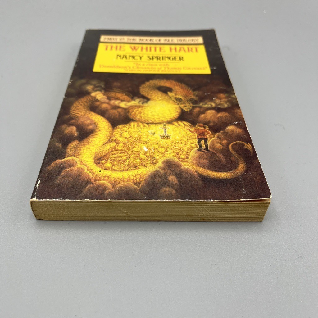 Nancy Springer The White Hart Vtg Fantasy Paperback Book 1984 Corgi UK IMPORT