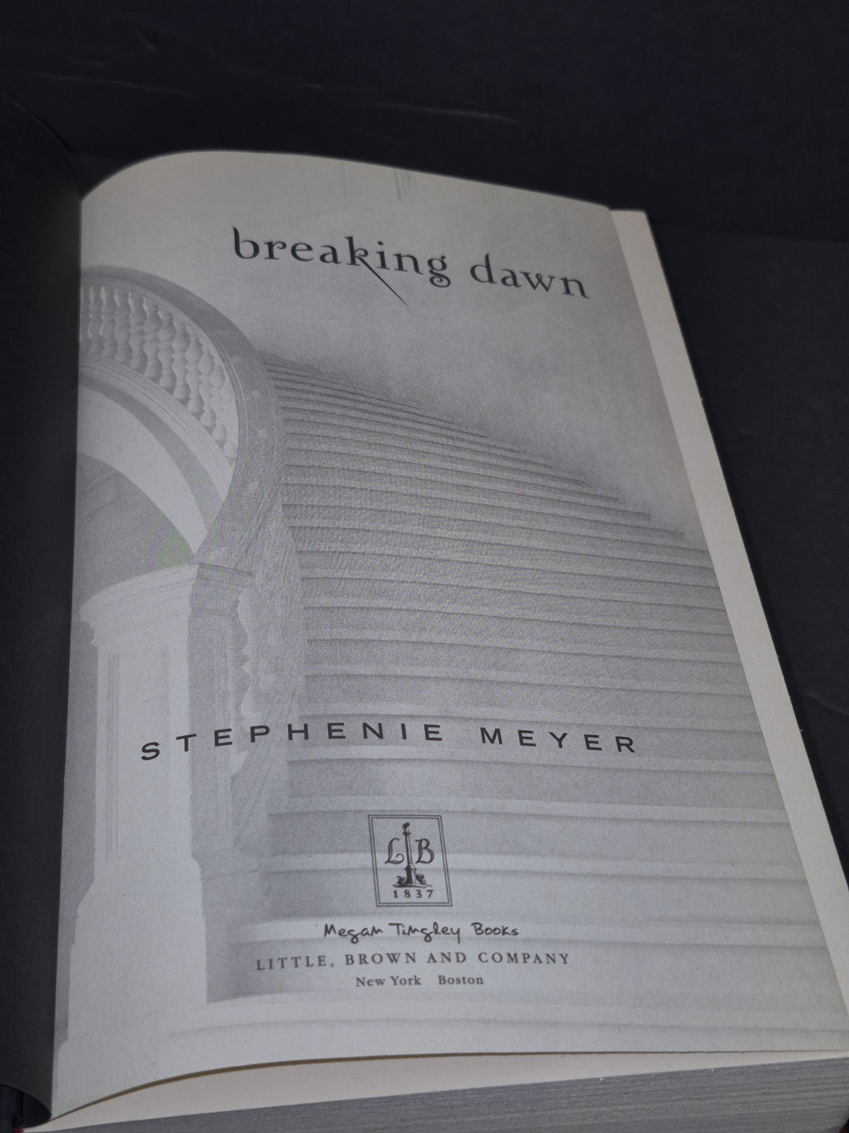 Breaking Dawn by Stephenie Meyer Hardcover First Edition Later Printing w/ DJ