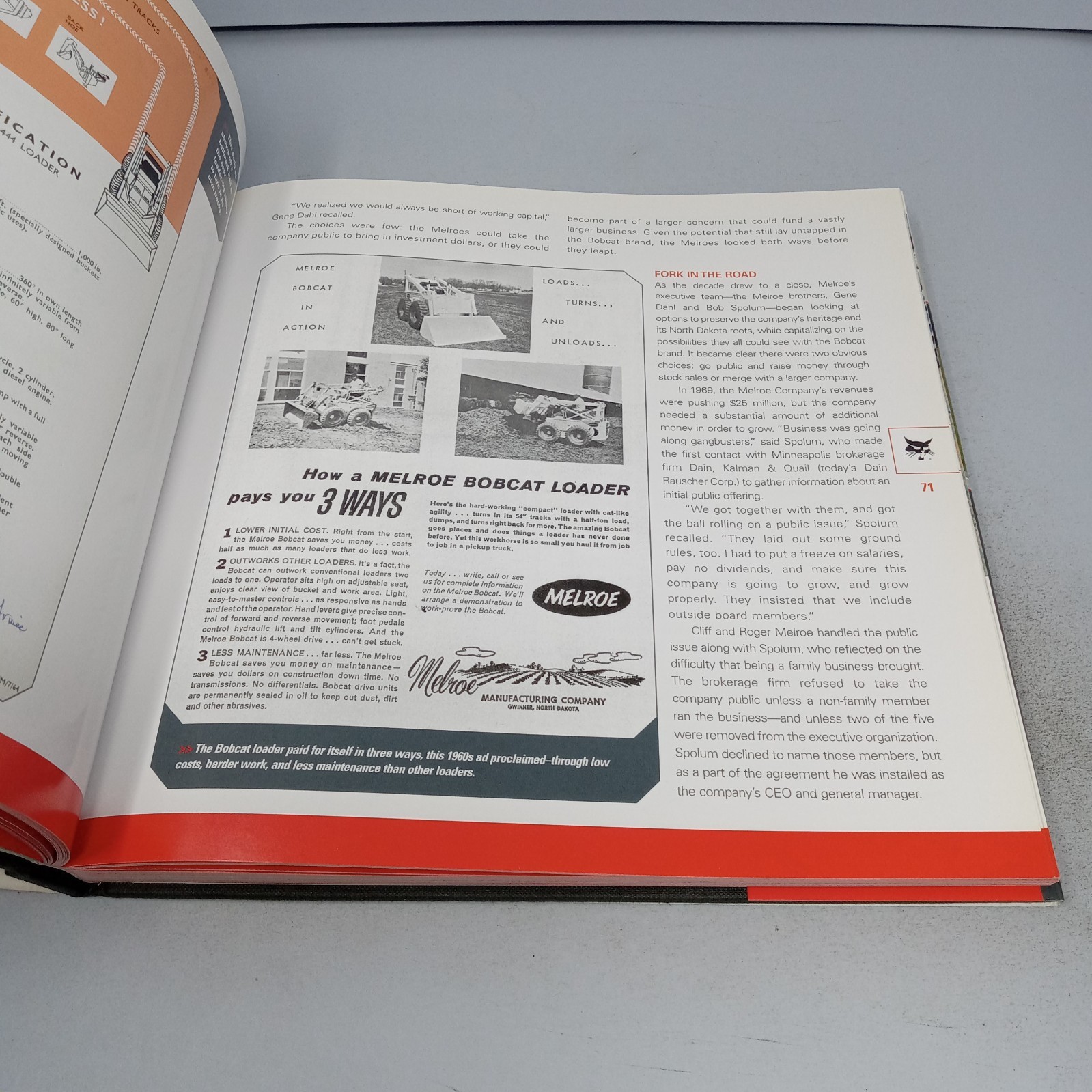 Bobcat: Fifty Years of Opportunity 1958–2008 Motorbooks Hardcover Marty Padgett