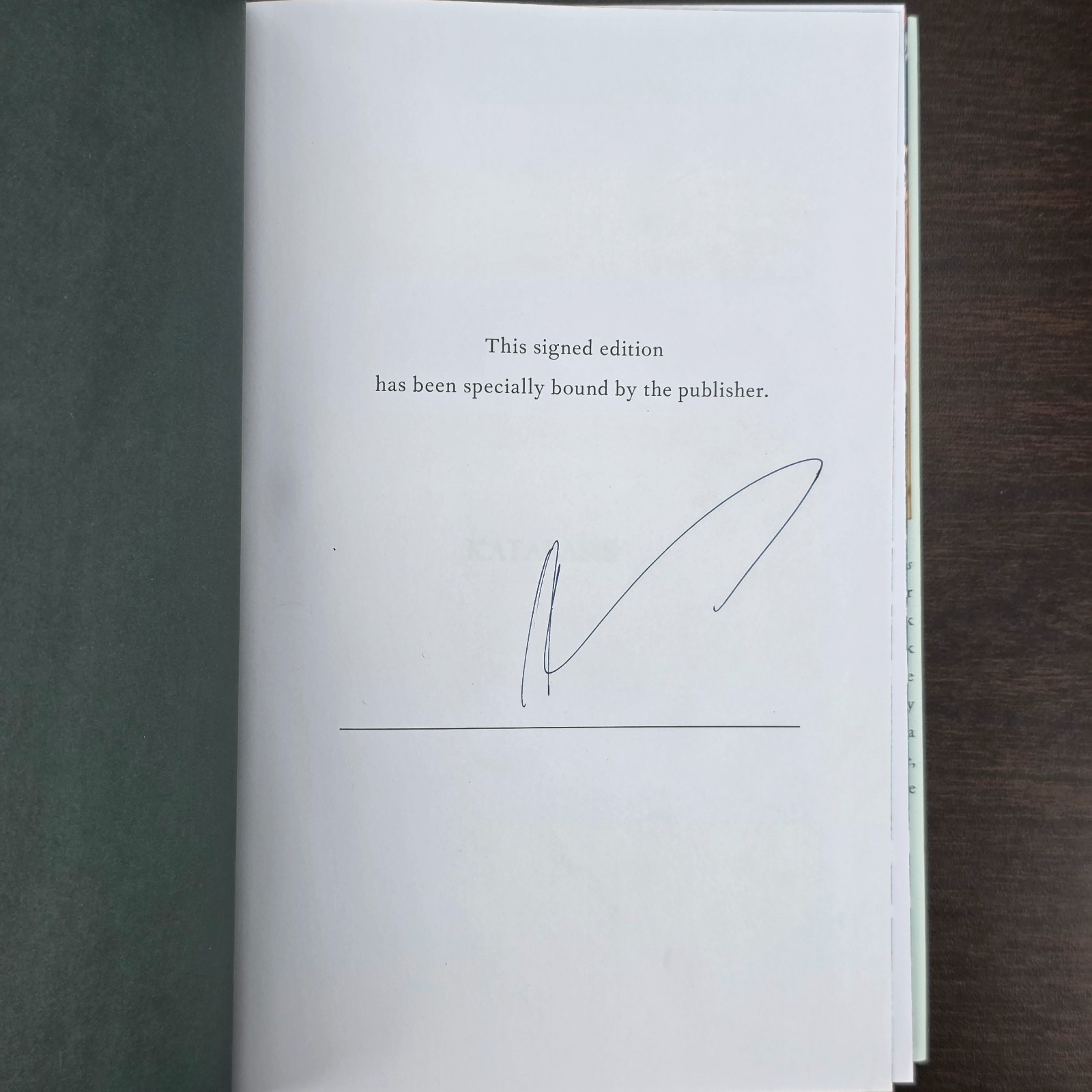 R.F. Kuang KATABASIS Deluxe Limited SIGNED 1st First Edition Hardcover