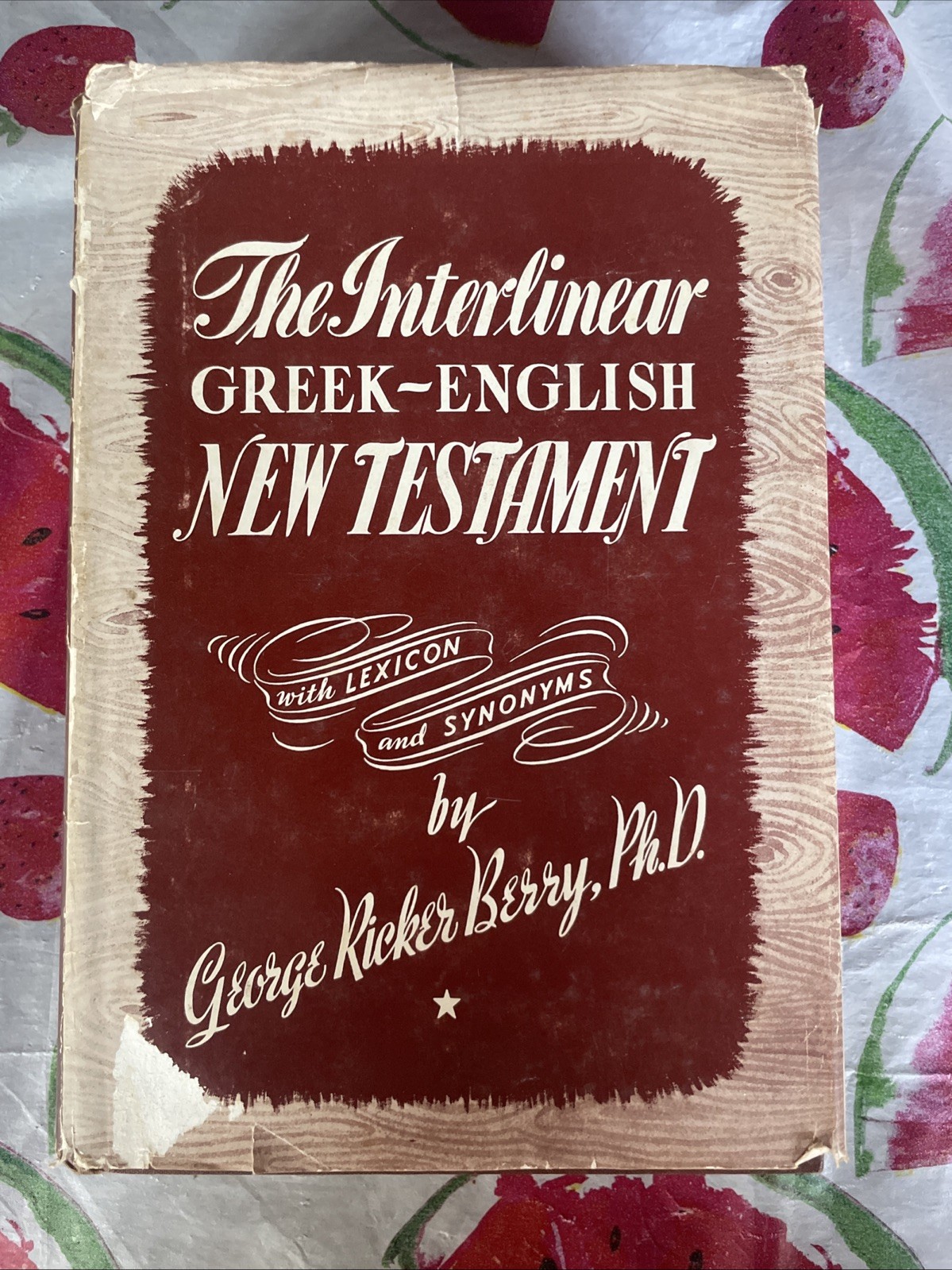 1963 The Interlinear Greek-English New Testament Bible George Ricker Berry