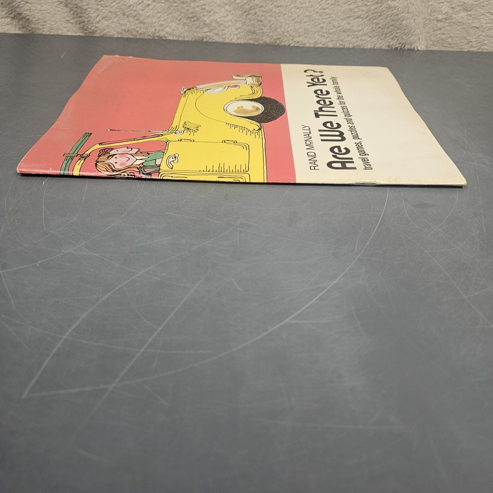 1980 Rand McNally Are We There Yet? Travel Games Puzzles Quizzes For The Family
