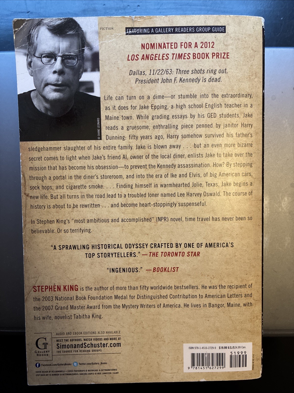 Stephen King 11/22/63: Novel Paperback