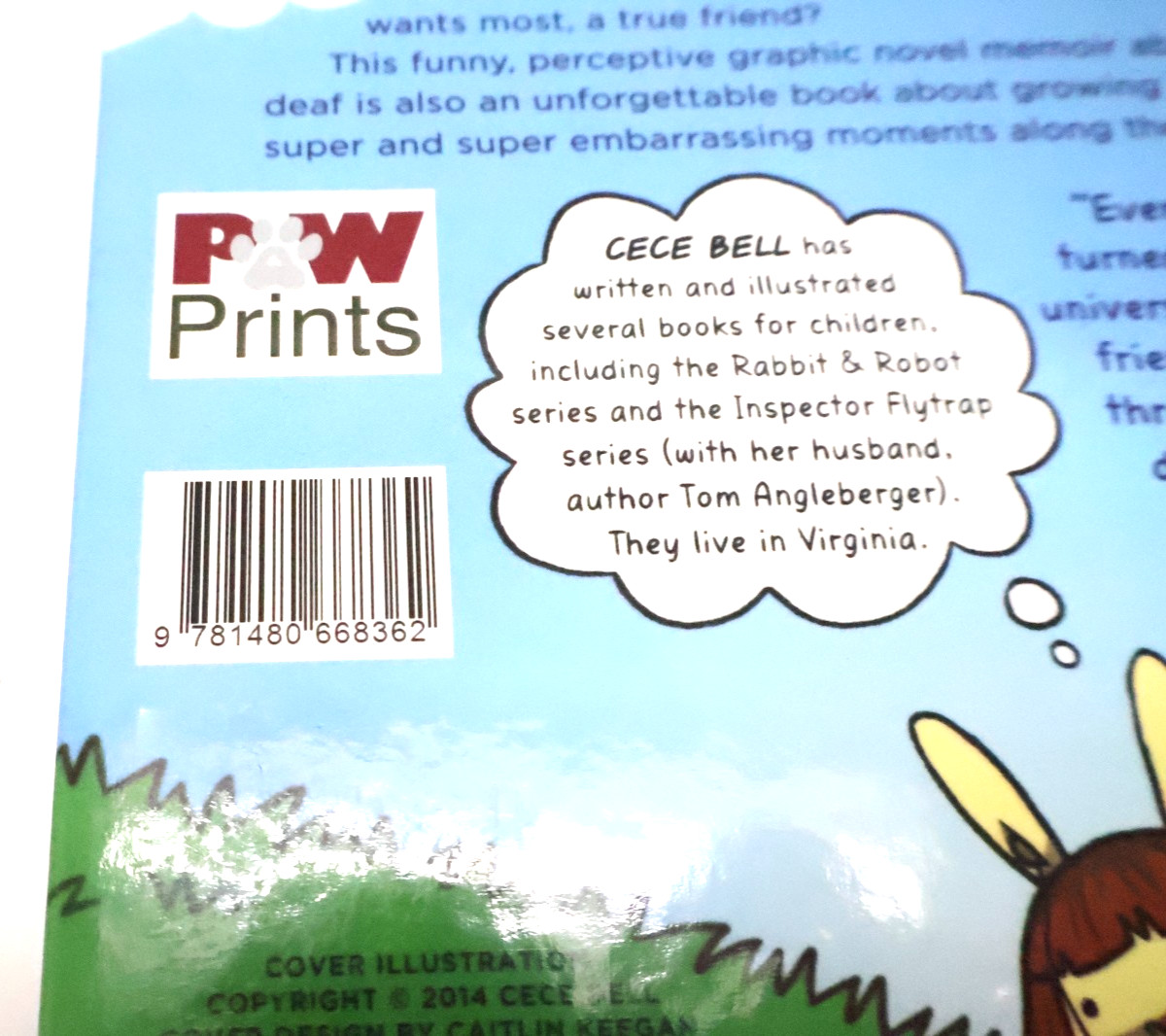 El Deafo by Cece Bell Hardcover Graphic Novel Newbery Honor Book NEW
