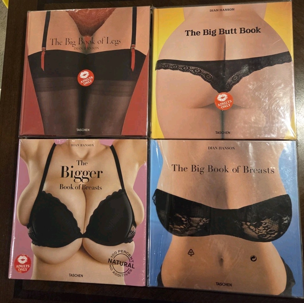 Big Book Set Pussy, Breasts, Bigger Breasts, Butt, Legs Taschen Dian Hanson New