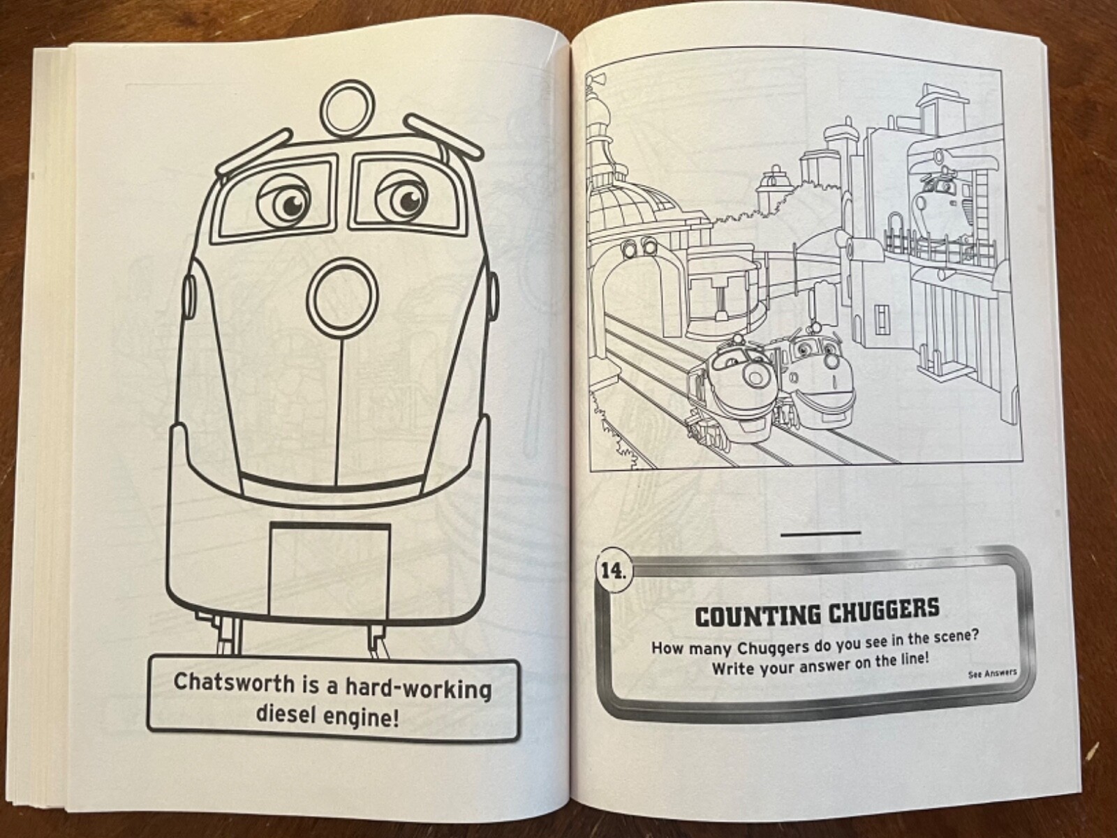 Chuggington Jumbo Coloring Book: Activity Book, train coloring book