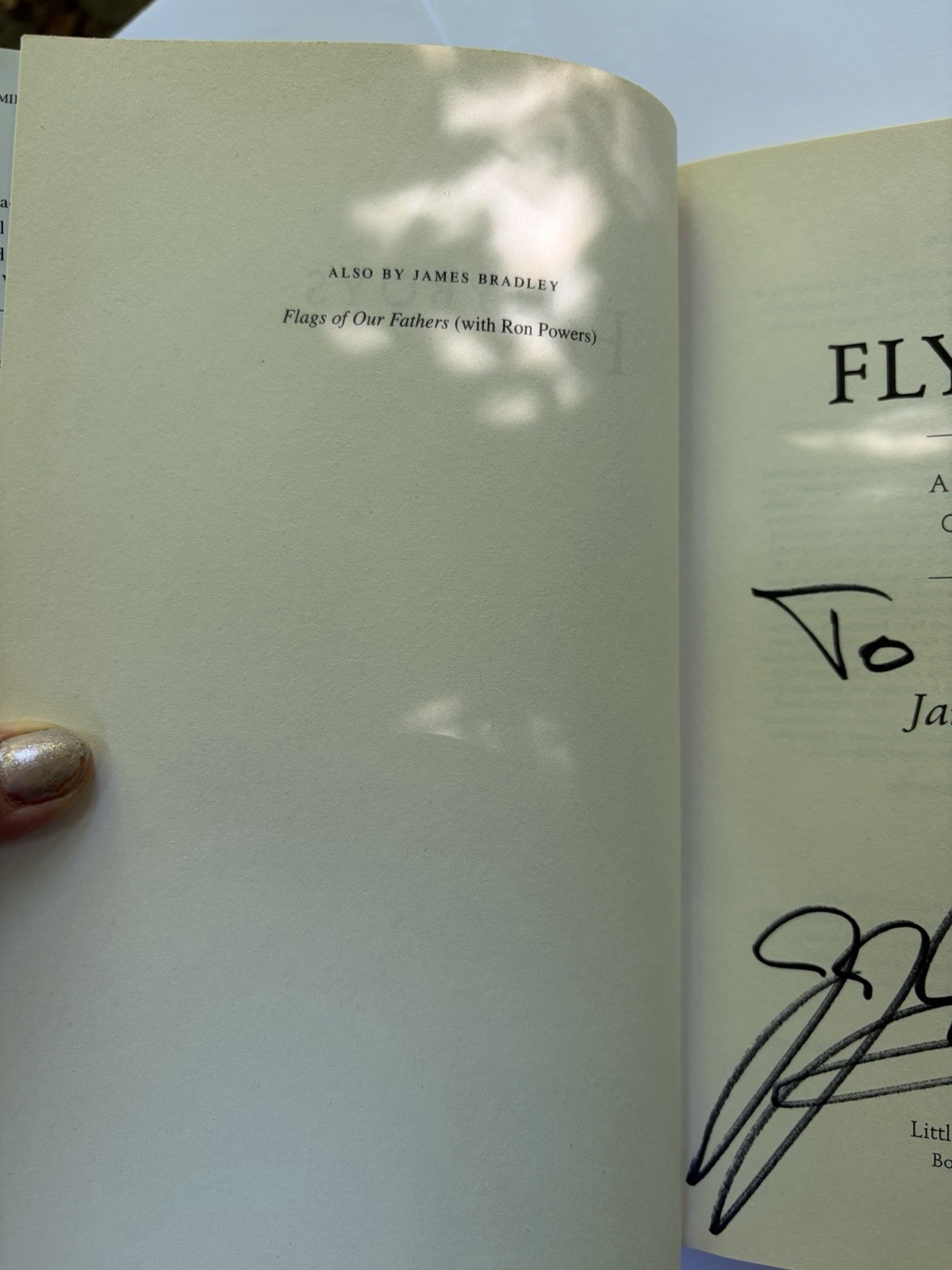 Flyboys: A Story Of Courage James Bradley First Edition Signed Hardbck Free Ship
