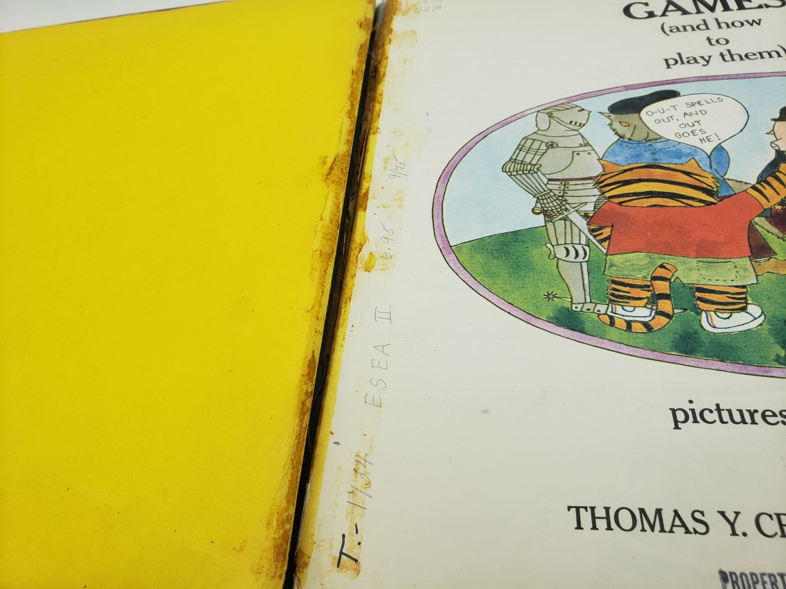 Games And How To Play Them Hardback Book Anne Rockwell Vintage