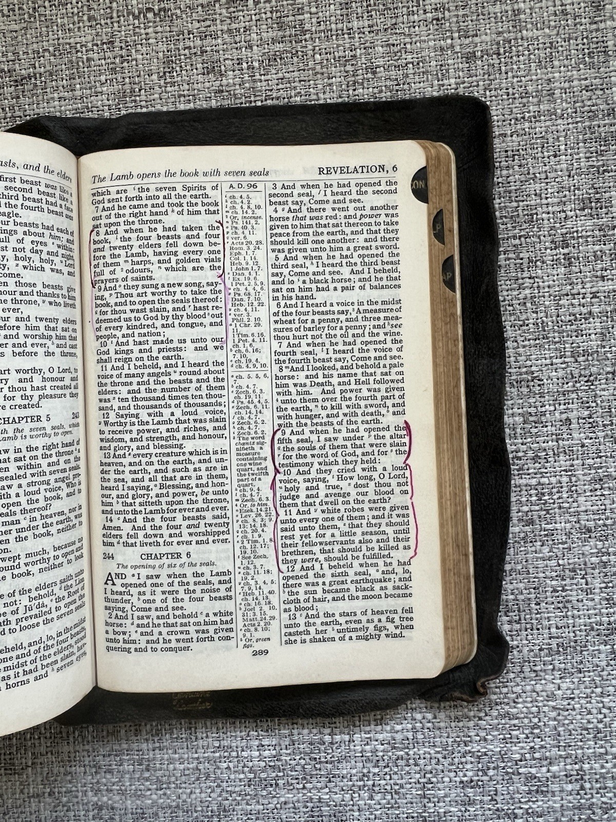 National Bible Press Holy Bible ☆ Old And New Testament Pronouncing Red Letter