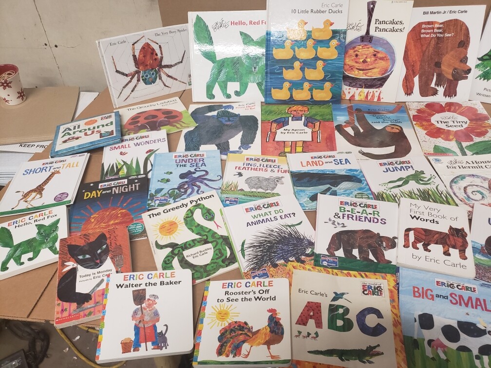 Lot of 10 Eric Carle Picture/Board Books for Children’s Kid Toddler *Random Mix*