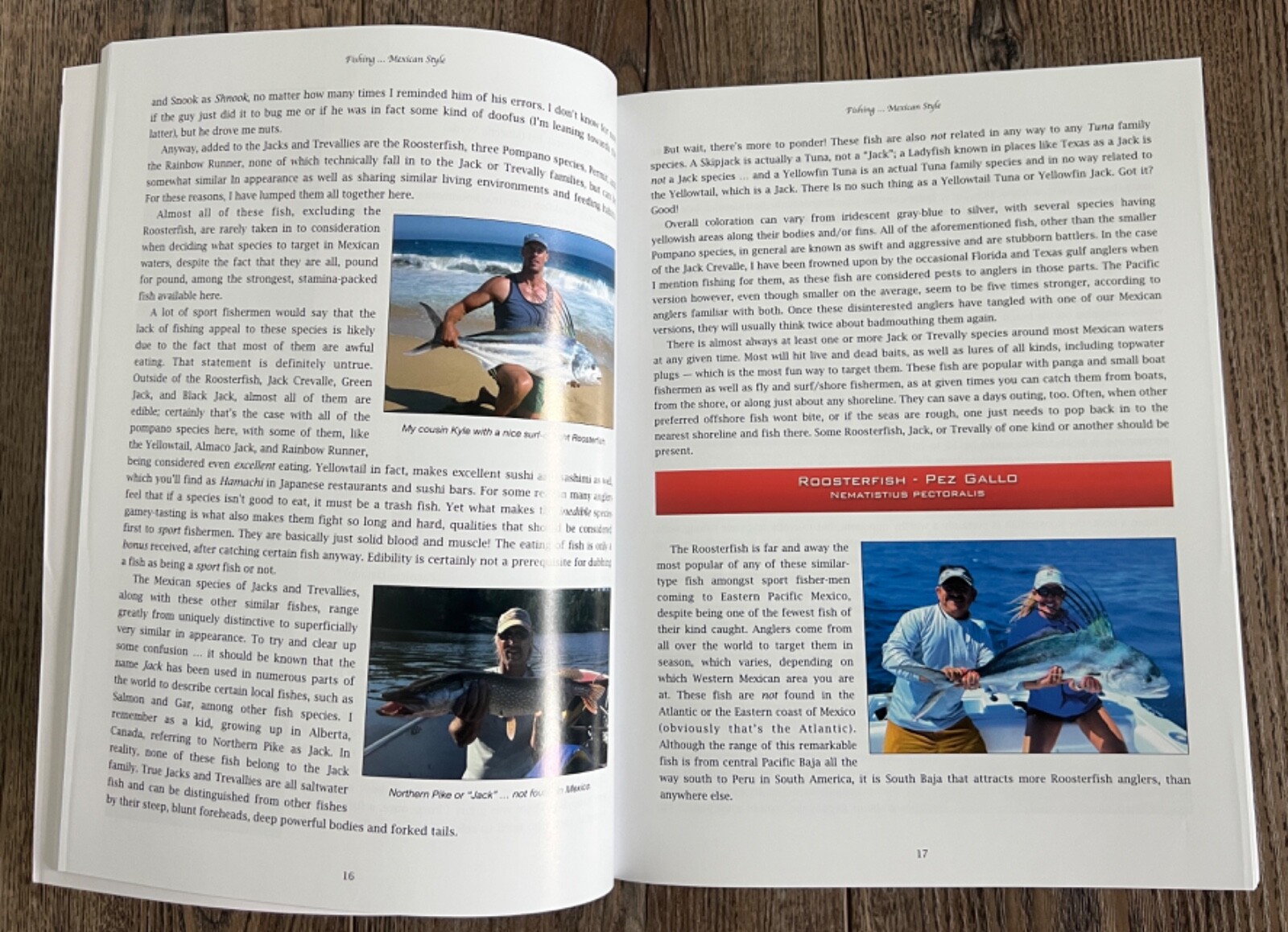 “FISHING … MEXICAN STYLE” by Jeff Klassen 270 Pages Softcover/Hardcover Mexico