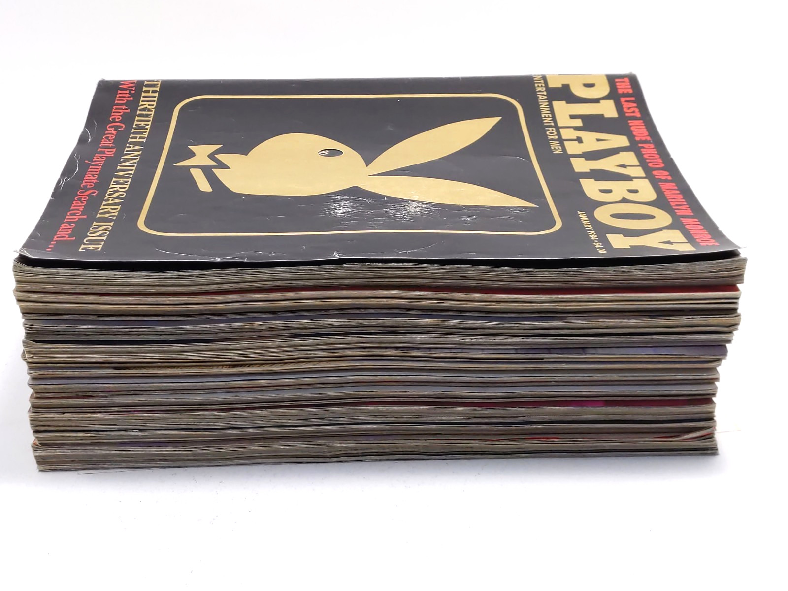 12 Playboy Magazine 1984 Vintage W/ Centerfolds Full Year
