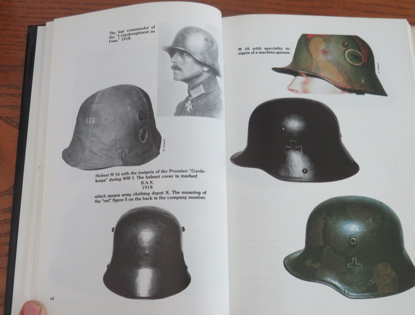 The History of the German Steel Helmet 1916-1945 By Ludwig Baer 1st Edition