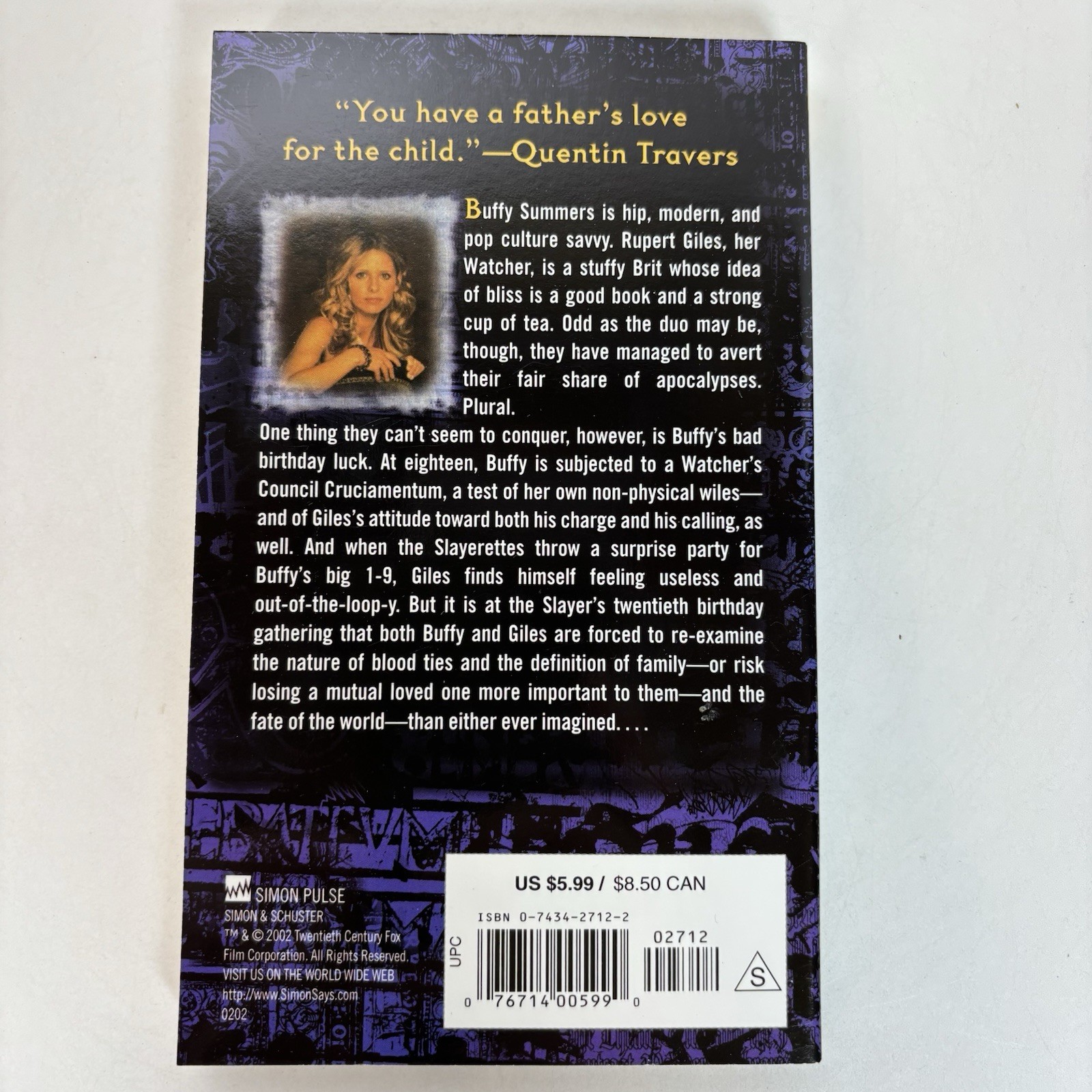 Buffy The Vampire Slayer 2 Book Lot Oz Into Wild & Rupert Giles Vol 1 PB 2002 C3