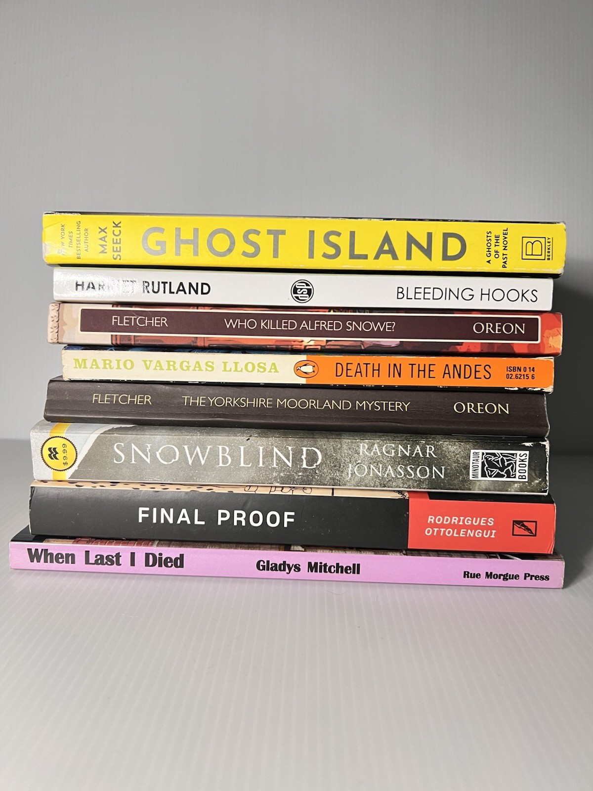 Lot Of 8 Mixed Authors Crime / Mystery / Thriller Paperback Books