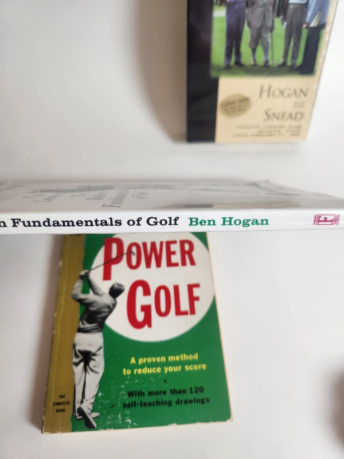 Ben Hogan Golf Lot Power Golf 1960 Five Lessons Hogan vs Snead Sealed DVD