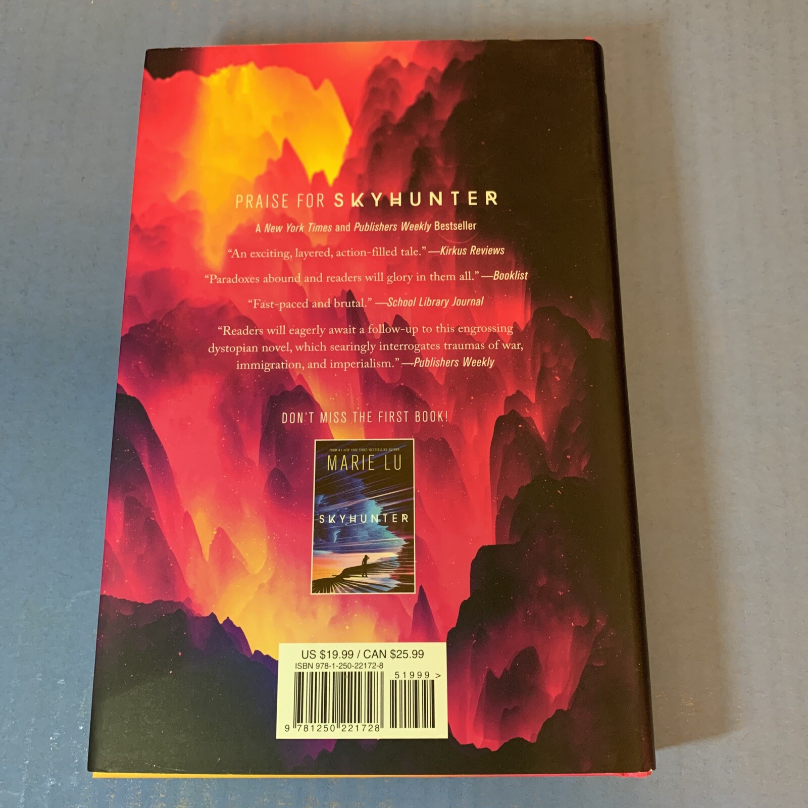 Lot 2 ~ Hardcover Books ~ MARIE LU ~ SKYHUNTER and STEELSTRIKER ~ Roaring Brook