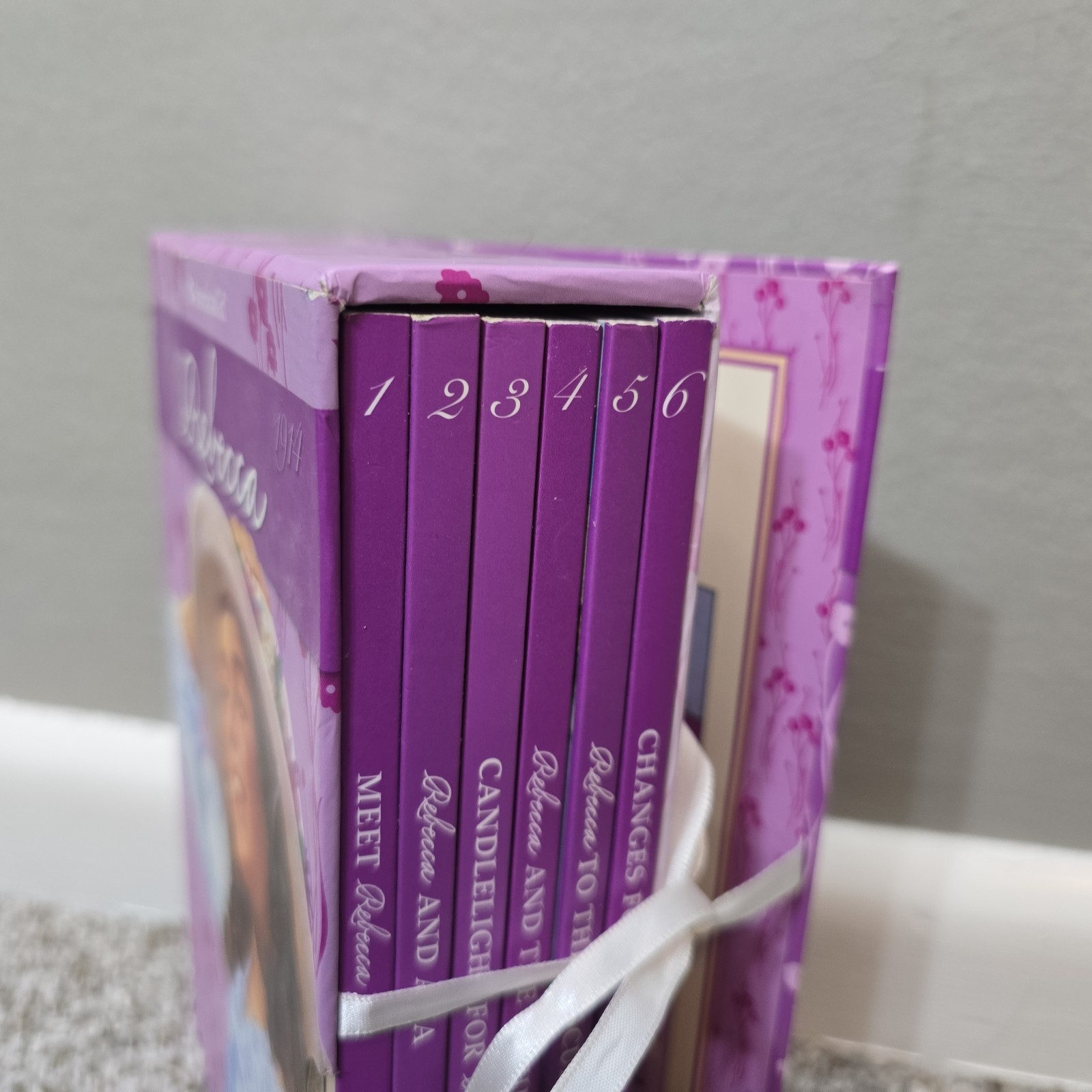 American Girl Rebecca 1914 6 Book Box Set by Jacqueline Dembar Greene w Game