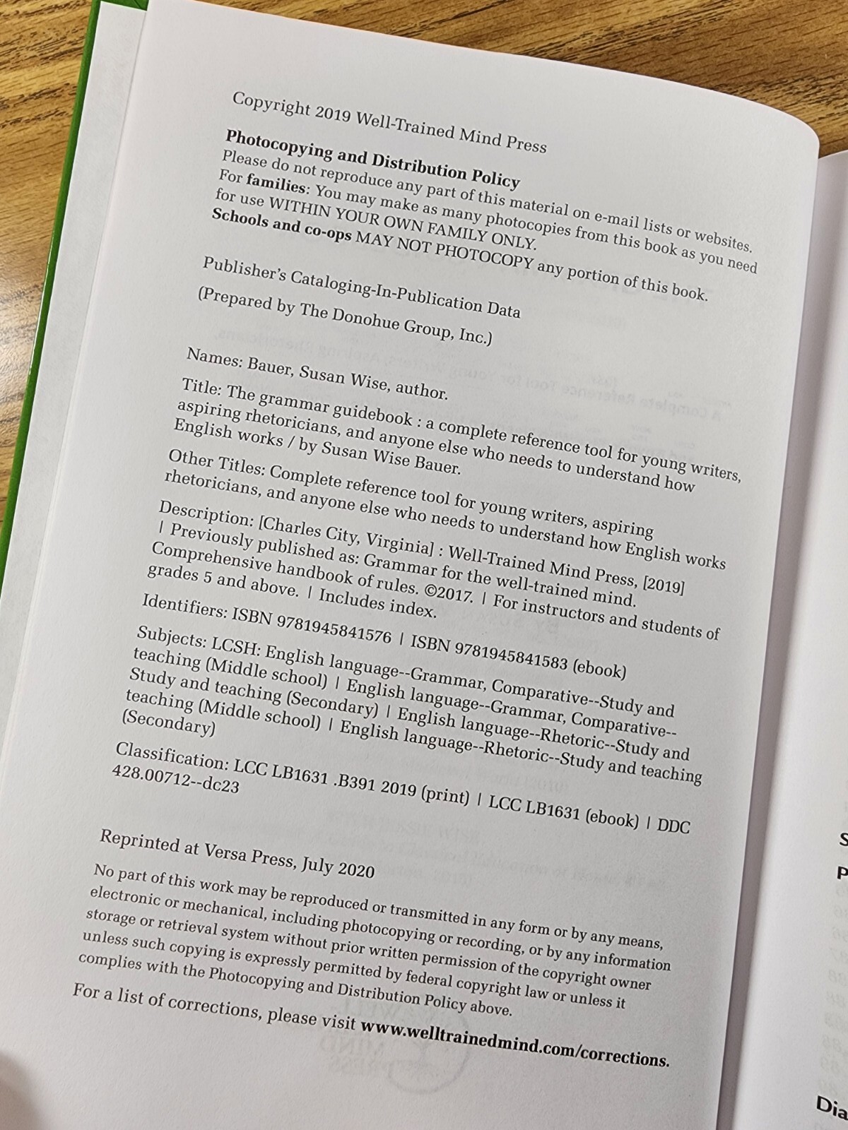 Well Trained Mind, Top Recommendations, Grammar Guidebook + The Diagramming Dict