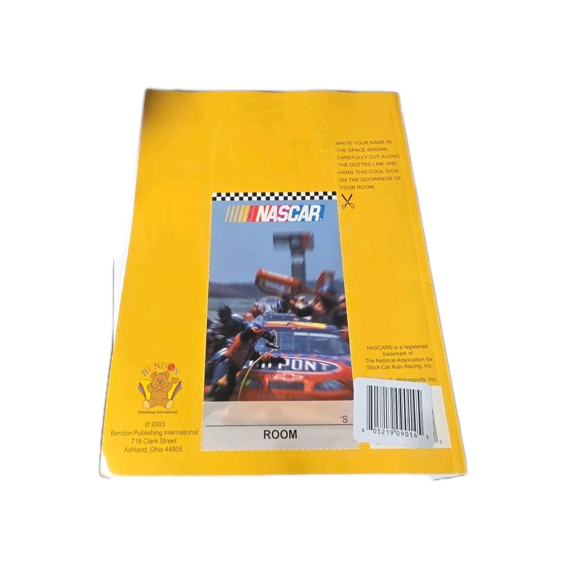 NASCAR Jeff Gordon #24 Coloring and Activity Book 2003 Bendon Publishing