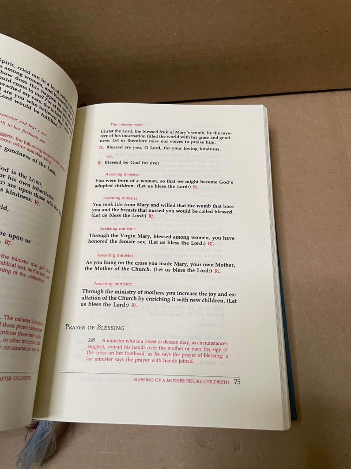 Book of Blessings: Ritual Edition Liturgical Press 1989 hardcover