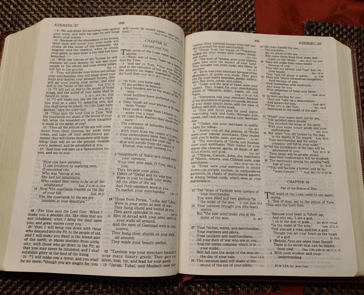 NKJV Open Bible Large Print Genuine Leather Extended Edition 10th Anniversary