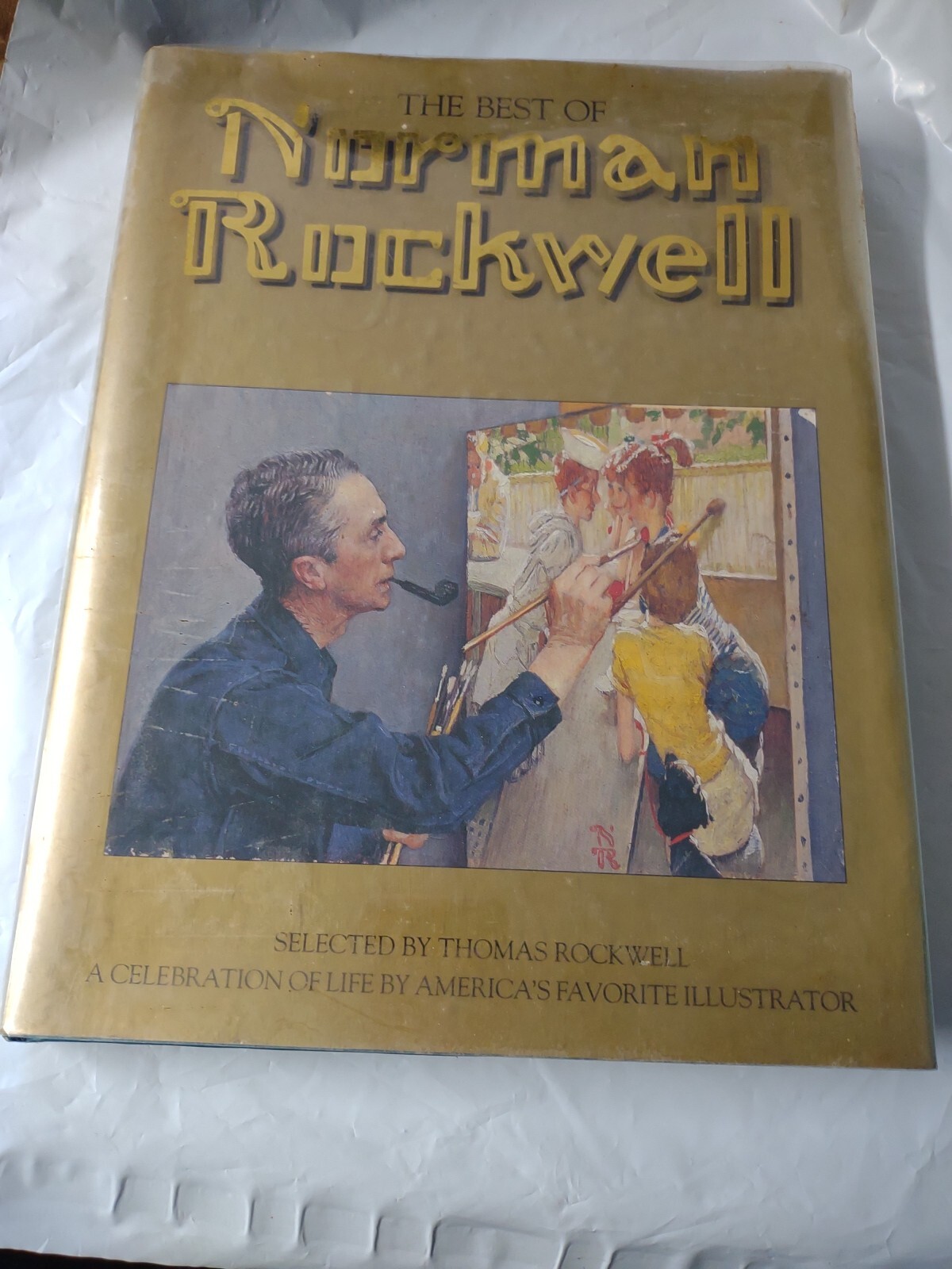 THE BEST OF NORMAN ROCKWELL BY THOMAS ROCKWELL HARDCOVER BOOK 136 PAGES