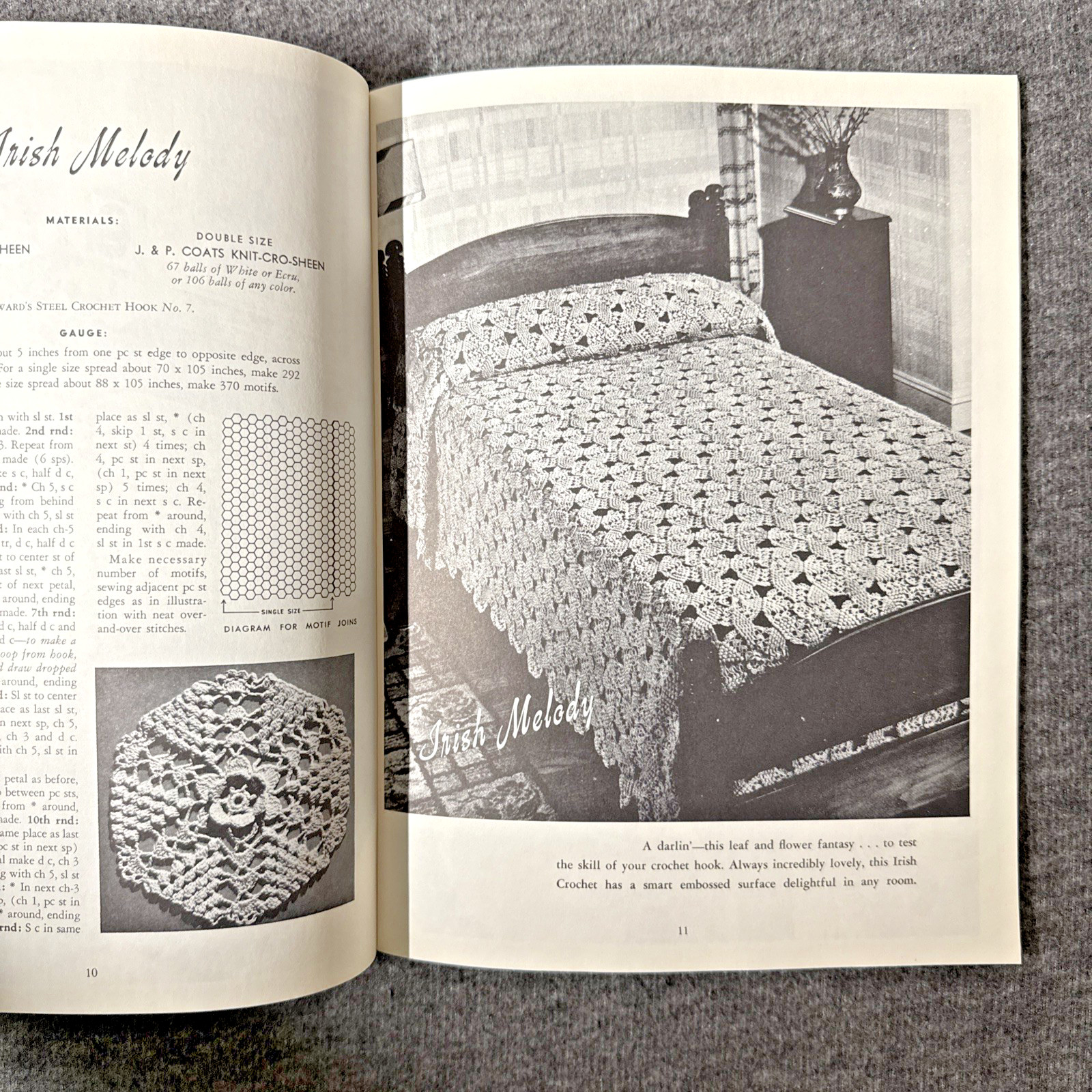 Dover Needlework Series: Crocheting Bedspreads & Patchwork Quilts by Rita Weiss
