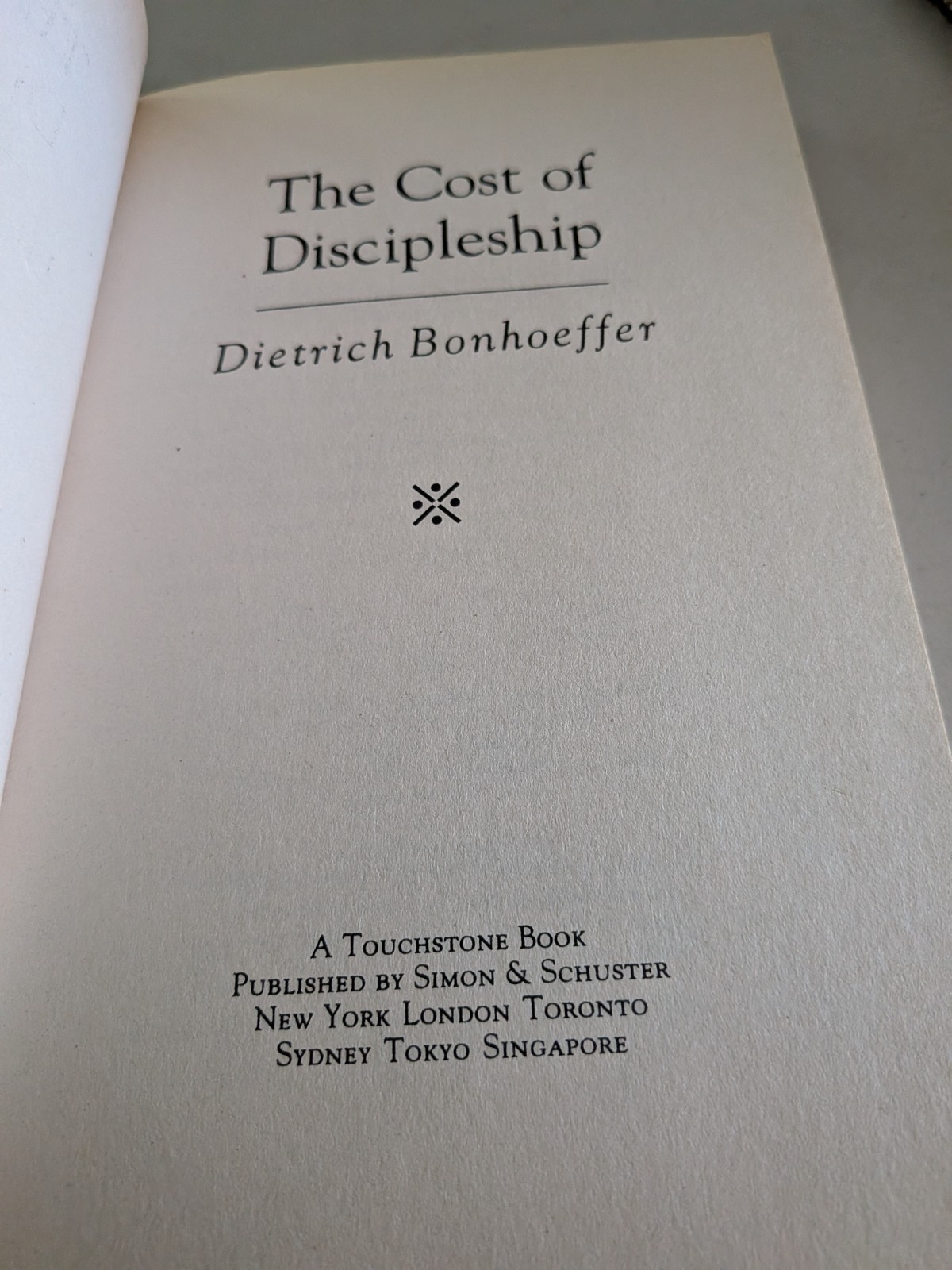 2 Book Set! Ethics & Cost Of Discipleship By Bonhoeffer, Dietrich, PB, Good