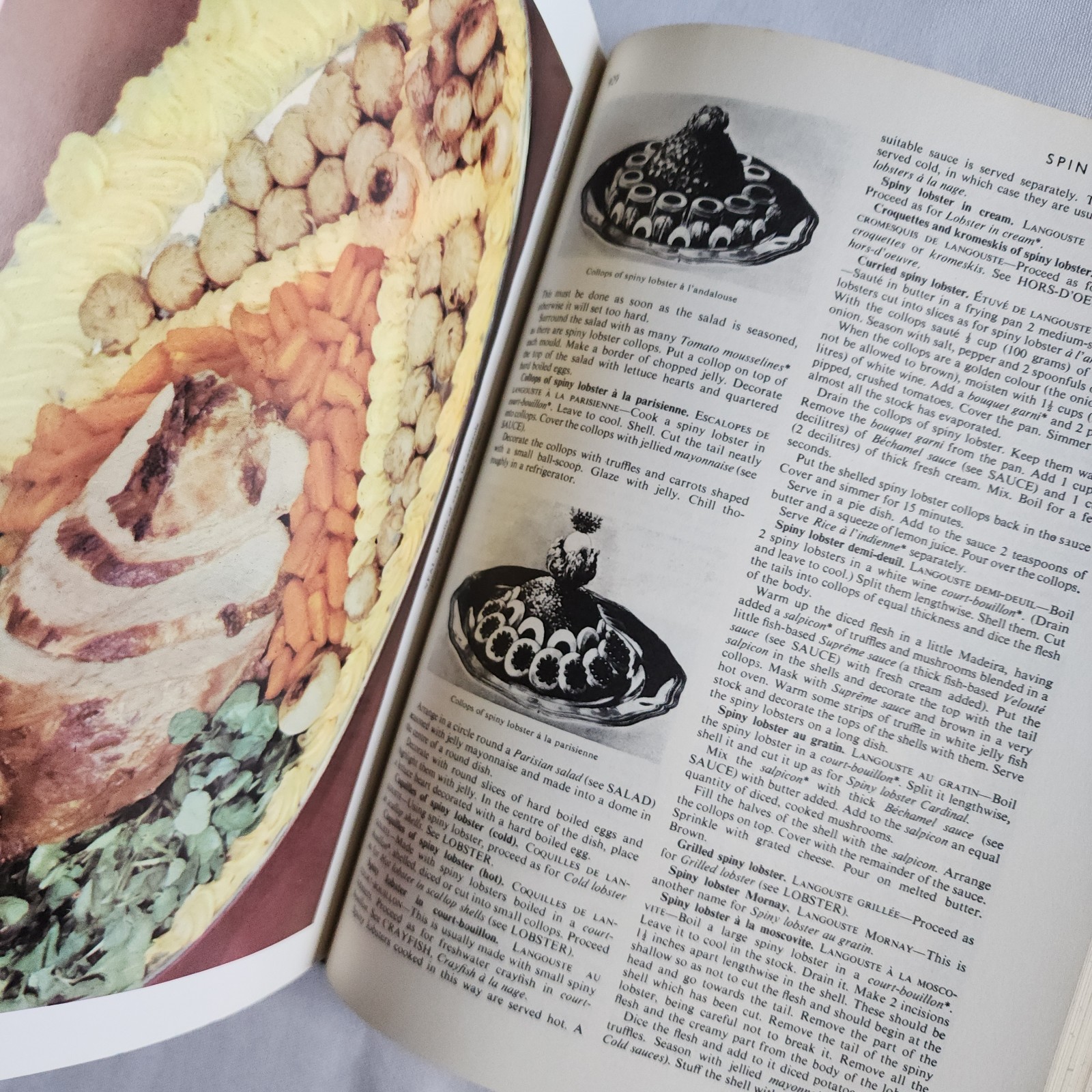 Larousse Gastronomique 1961 BCE American Edition HC/DJ