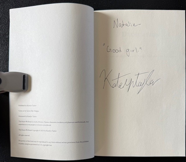Alphaletes Series Books 1-3 Katelyn Taylor 2023 SC Signed & Inscribed Self-Pub