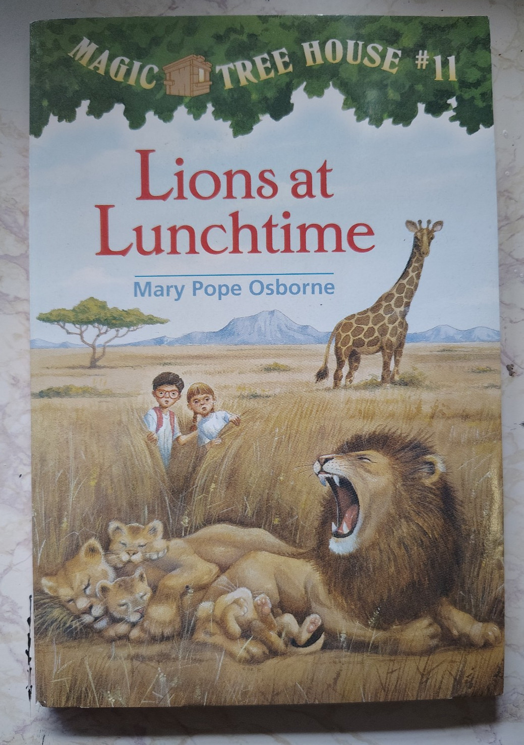 Magic Tree House # 11: Lions at Lunchtime by Mary Po Osborne