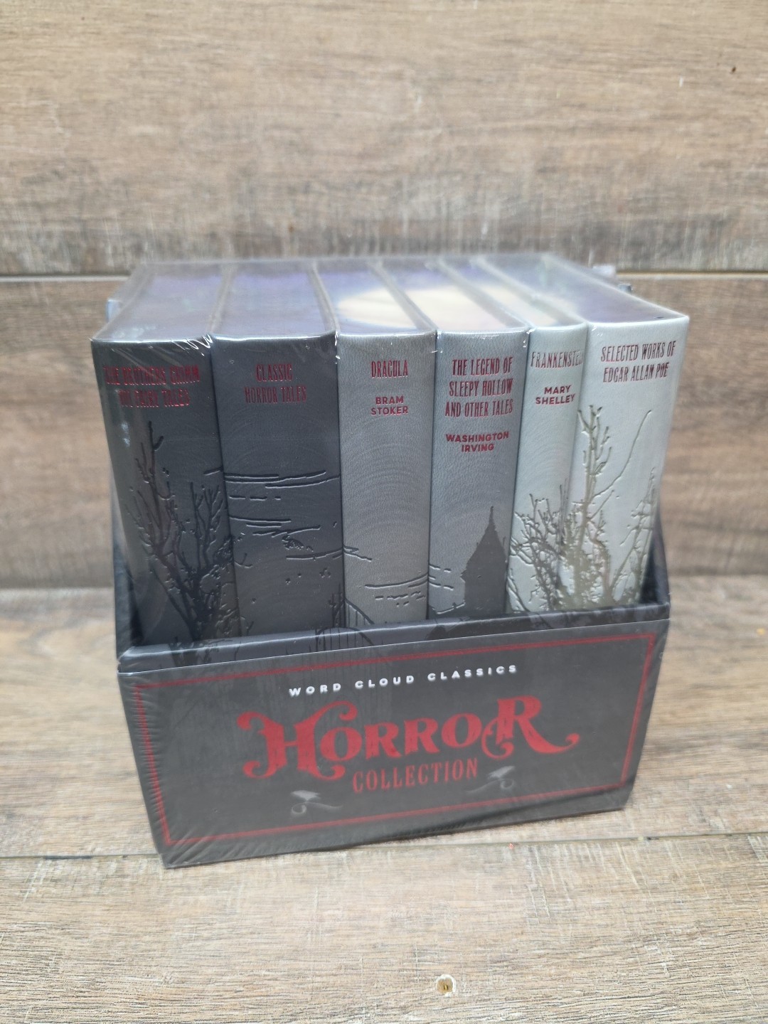 Horror Collection Word Cloud Classics Box Set – Art Page Edges – Sealed