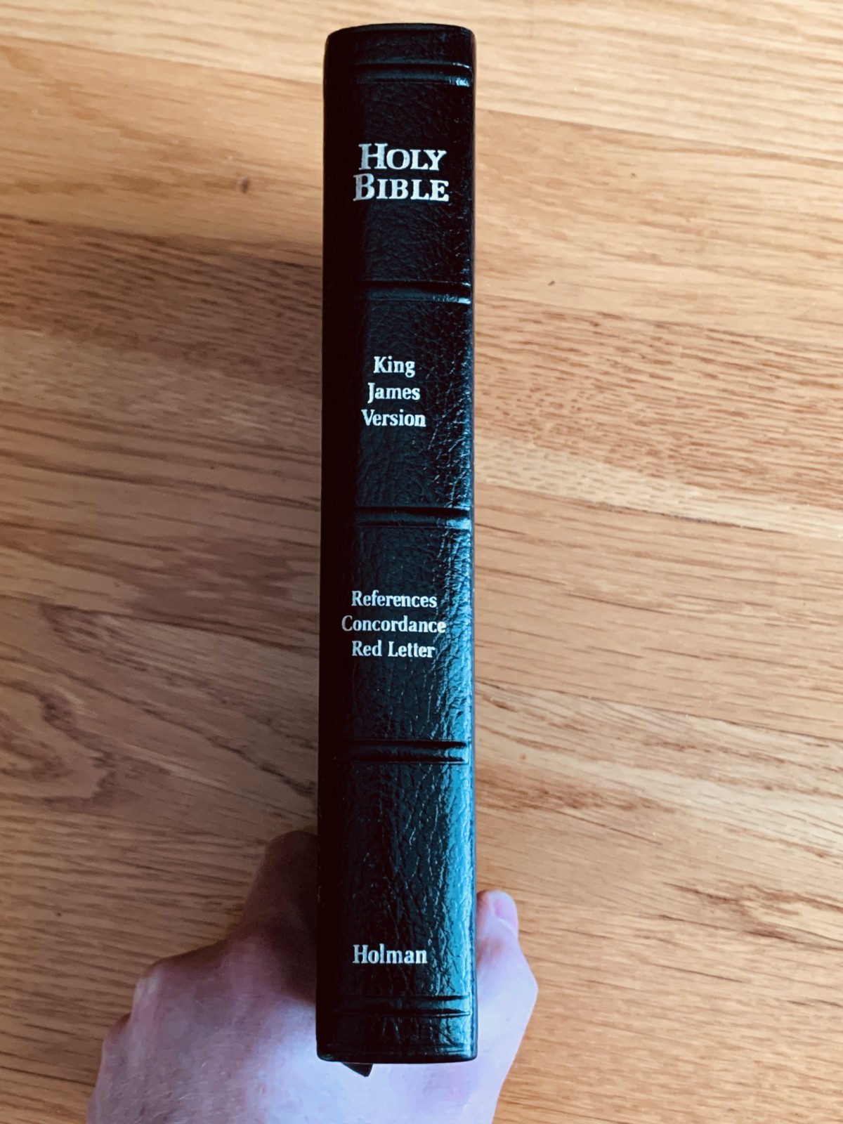 Holy Bible – KJV – Crown Reference Edition – Feora Bonded Leather – Holman 1985