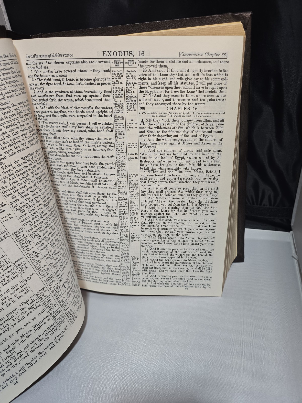 1970 Holy Bible King James Family Record Edition Red Letter Text, Vintage