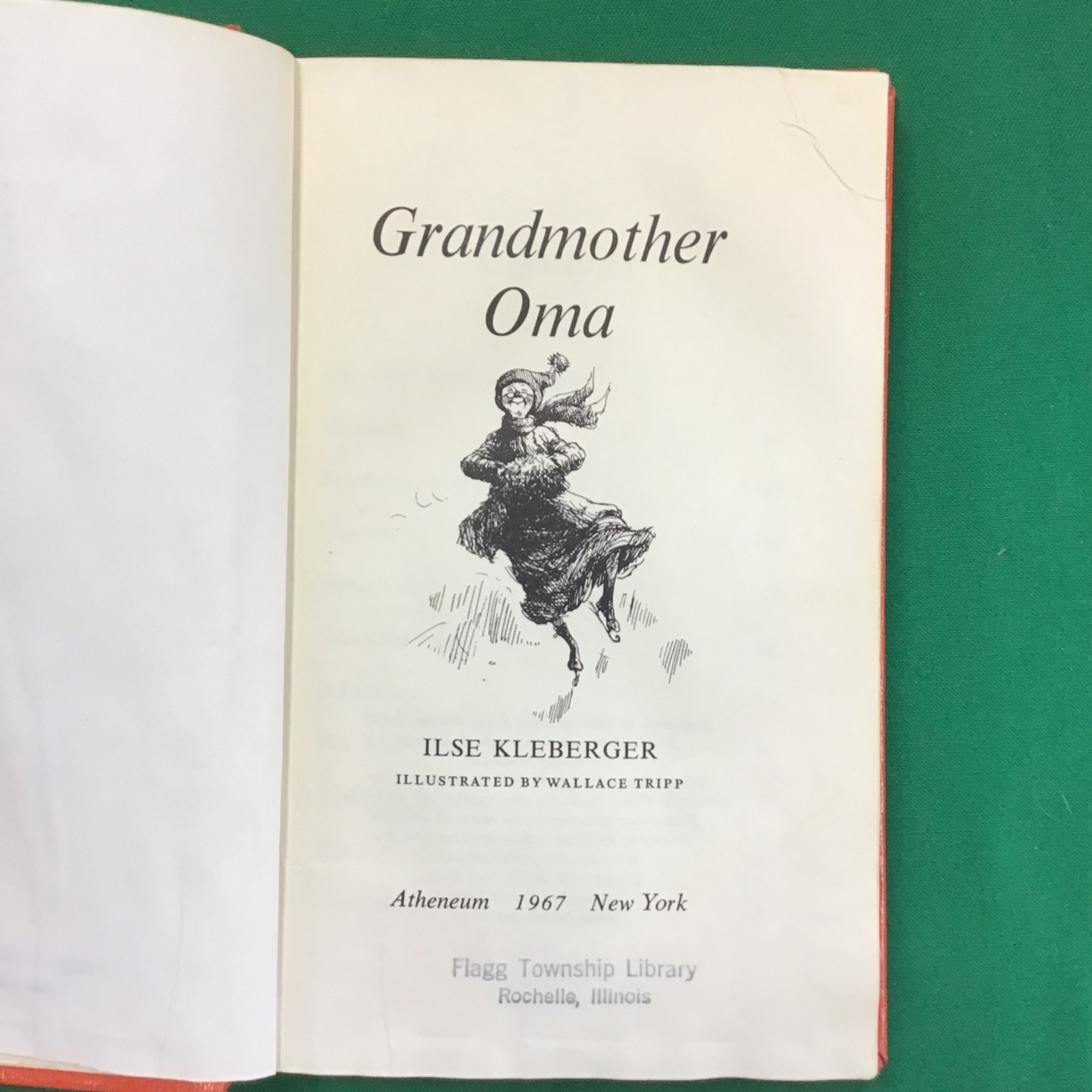 Grandmother Oma Ilse Kleberger 1967 HARDCOVER First American Edition German tale