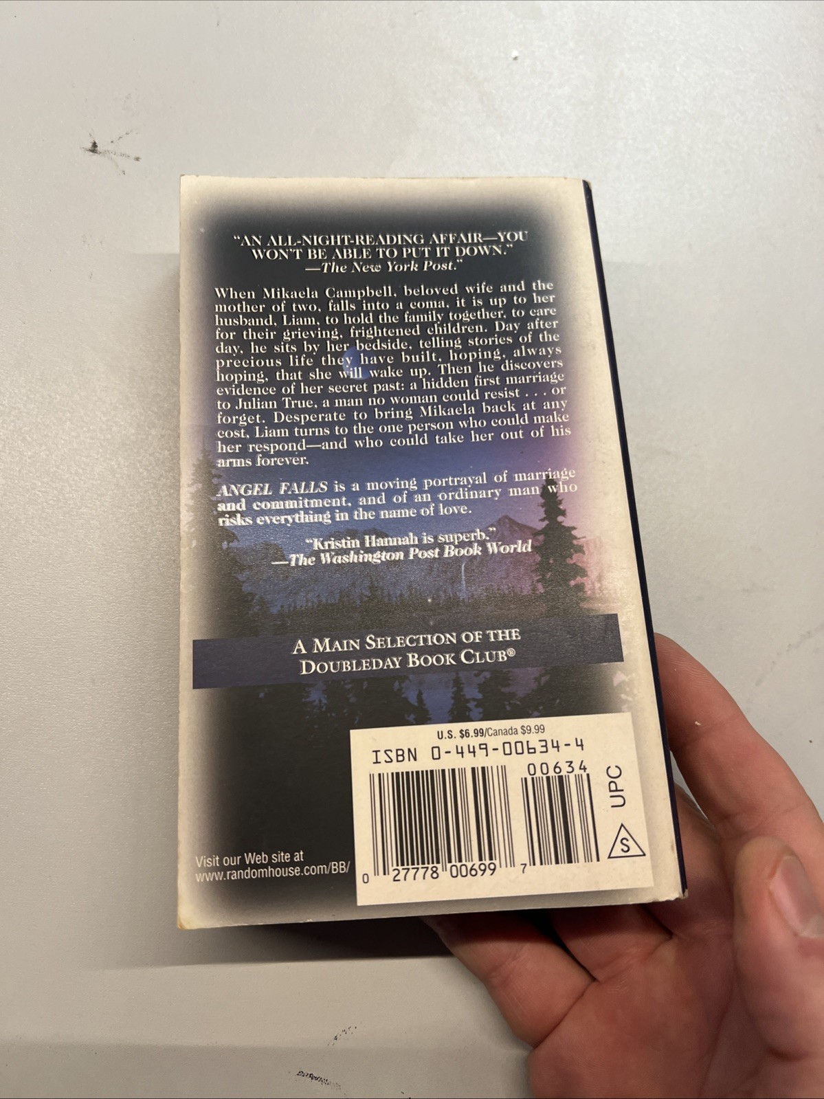 Angel Falls : A Novel by Kristin Hannah (2001, Mass Market)