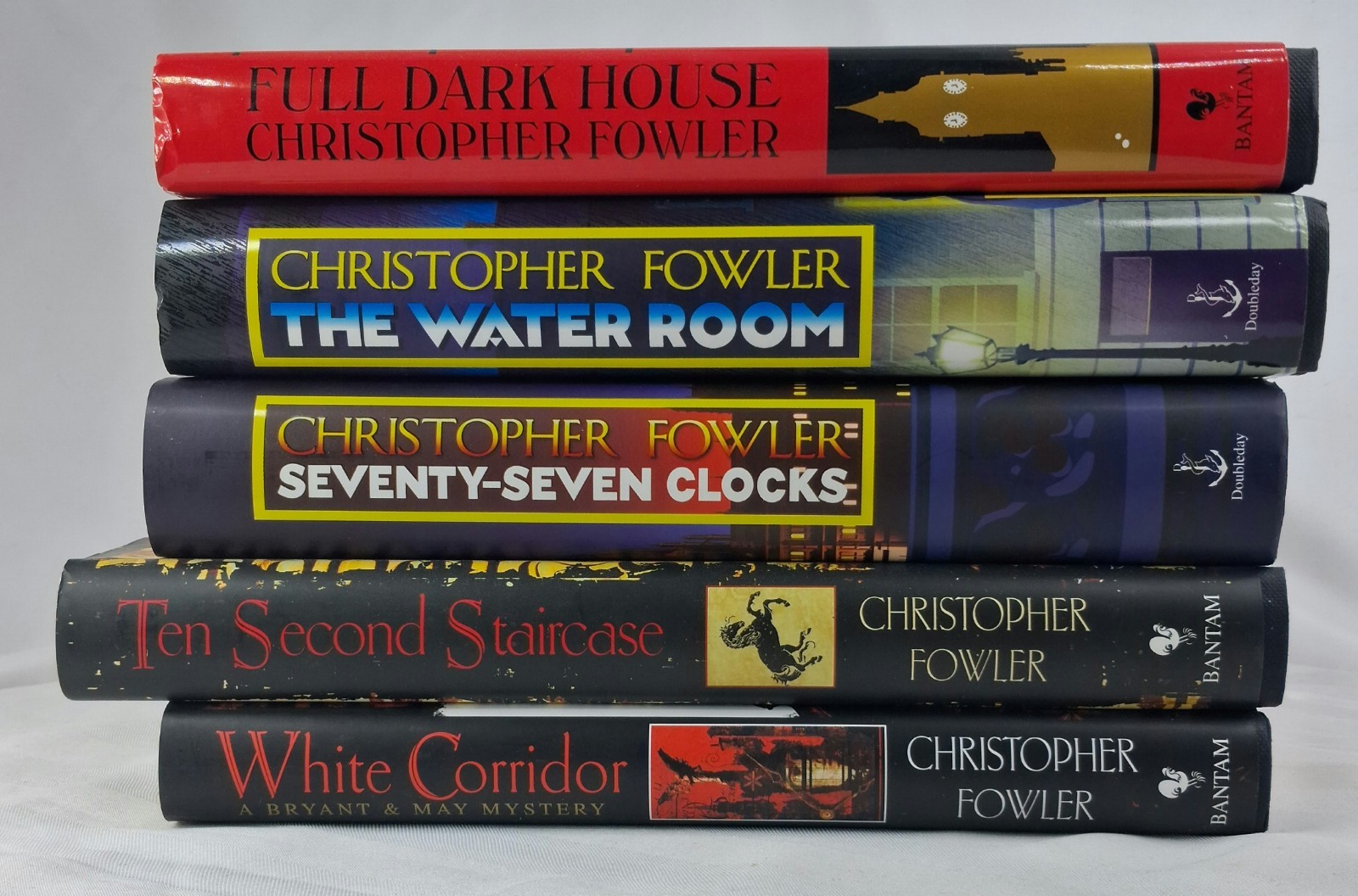 5 Christopher Fowler Bryant & May Series Seventy-Seven Clocks Signed HBDJ