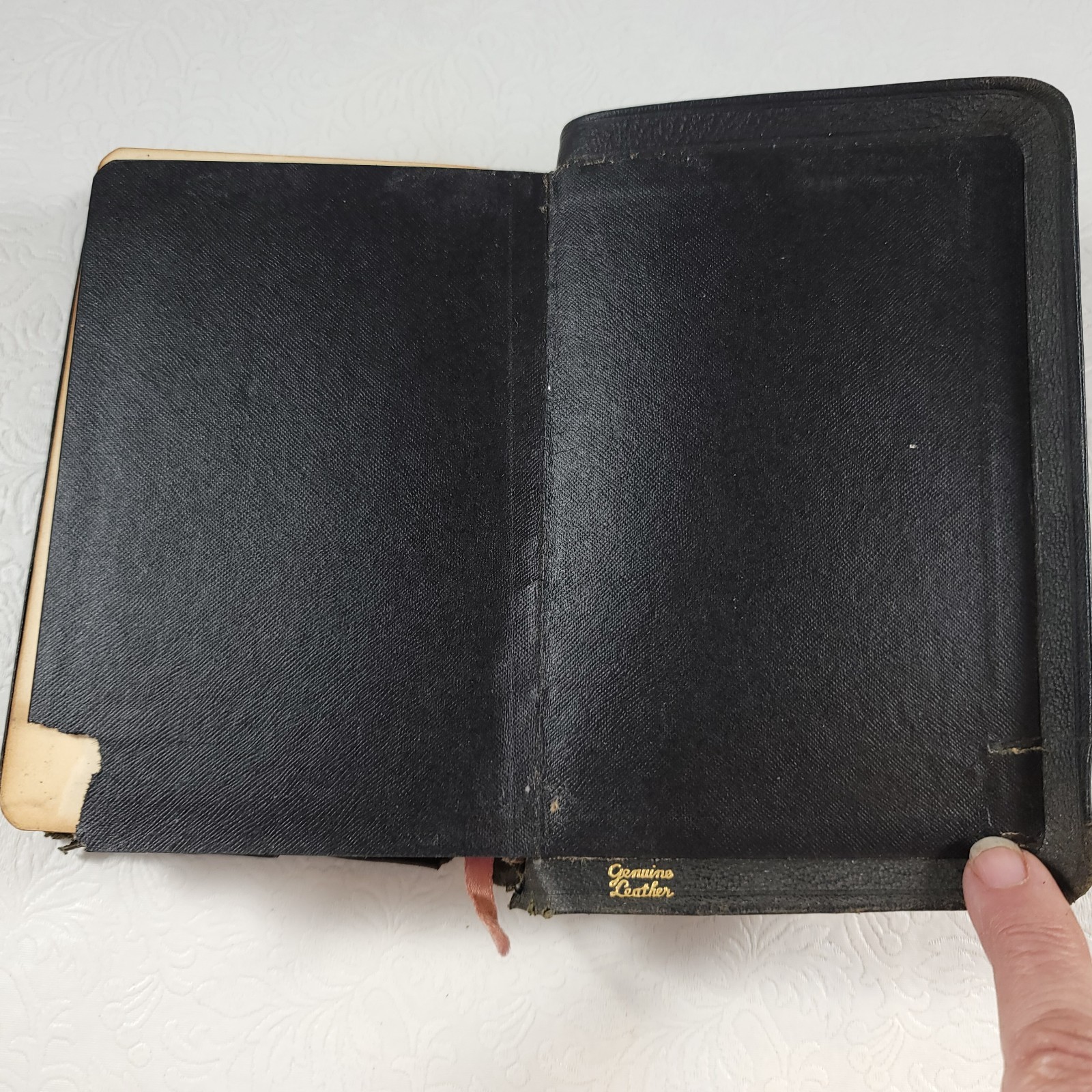 Holy Bible Pronouncing National Bible Press Undated Leather Authorized KJV