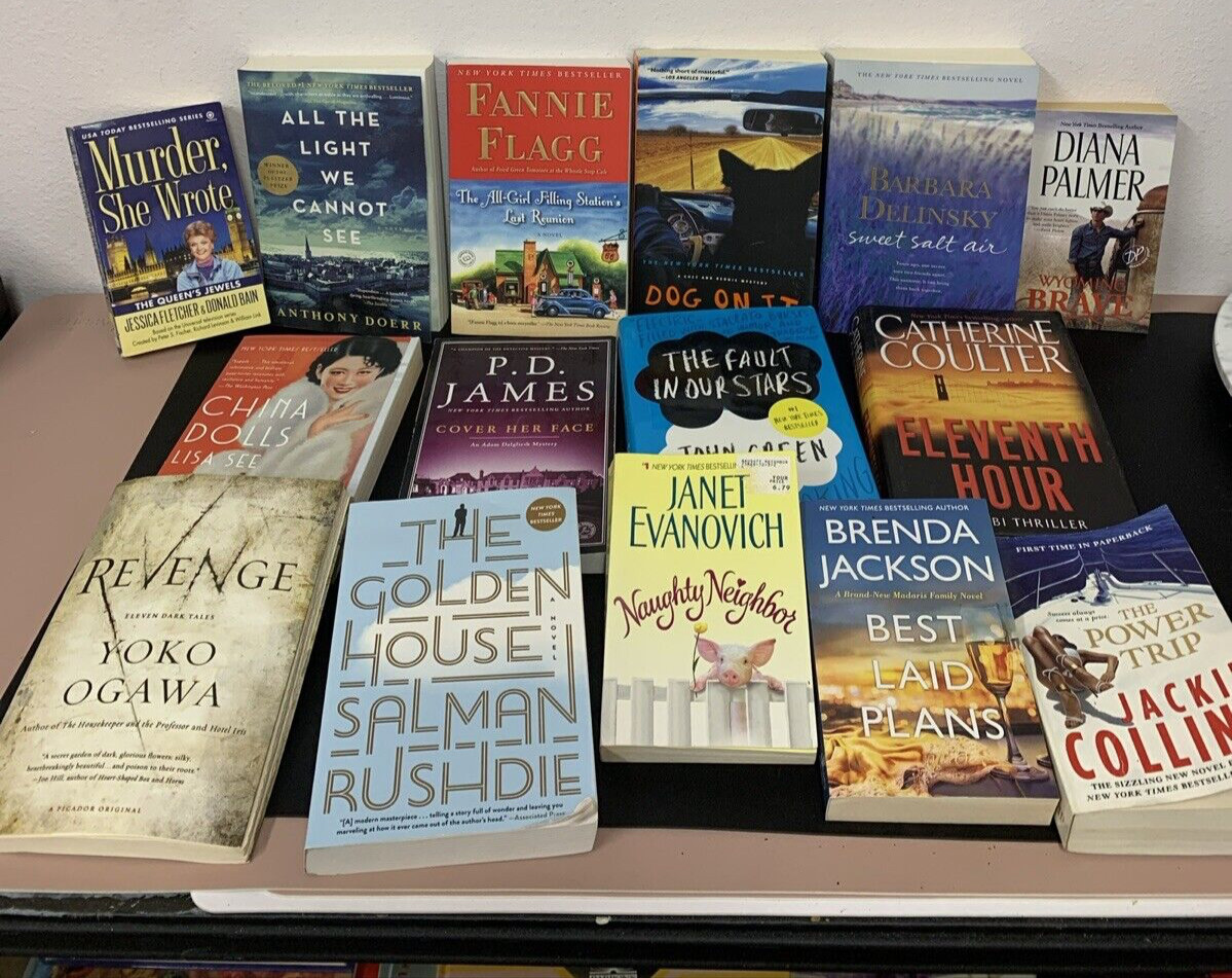 Miscellaneous Book Lot 15 13Paperbacks/ 2 Hardcovers