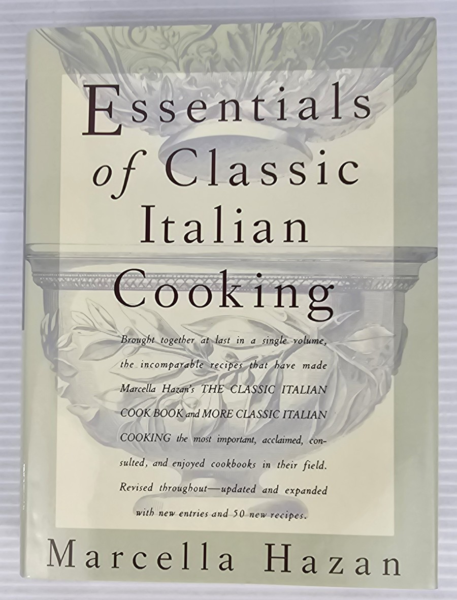 Marcella Hazan Essentials of Classic Italian Cooking 1992 HBDJ