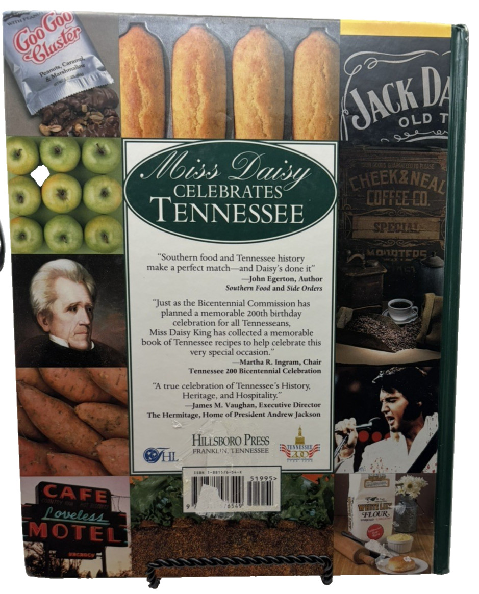 SIGNED Miss Daisy Celebrates Tennessee Cookbook Daisy King 1995 First Edition HC