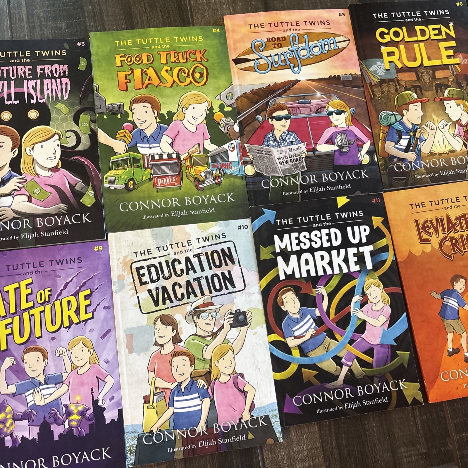 Series Set THE TUTTLE TWINS 12 Connor Boyack Books