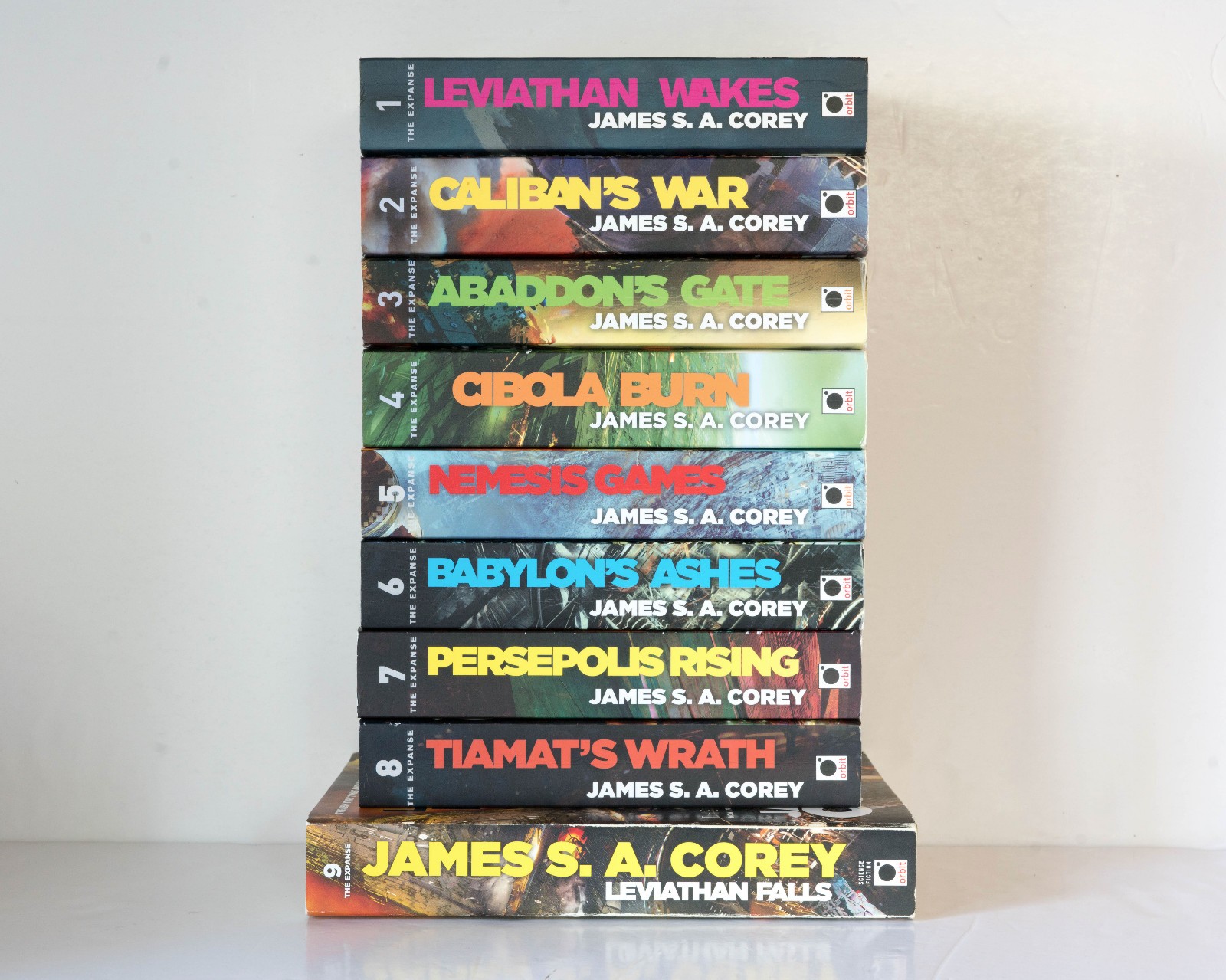 James S.A. Corey THE EXPANSE Complete Series Lot of 9 (#1-9) Set Paperback Books