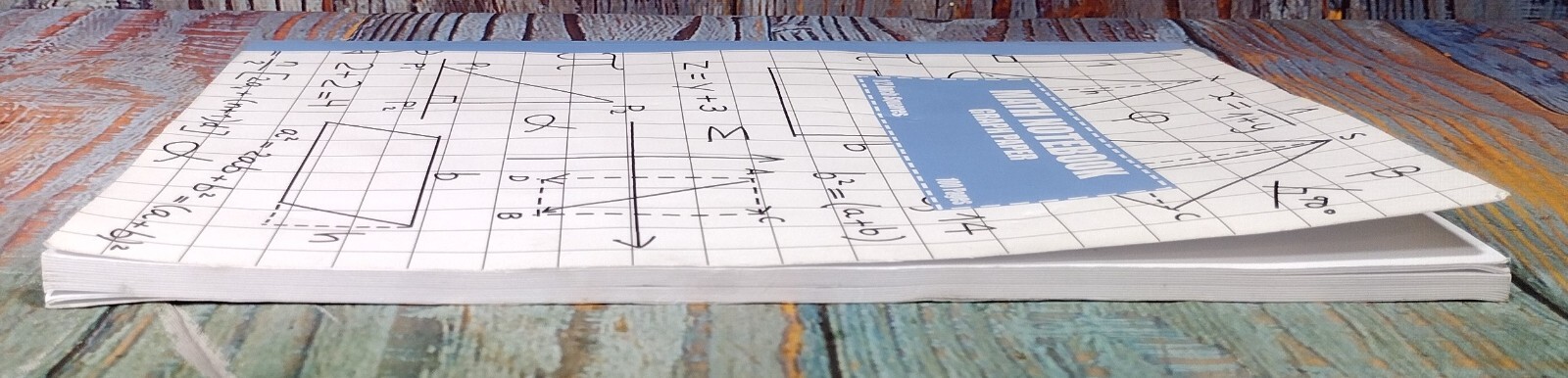 Math Notebook Graph Paper – 100 Pages, 1/2 Inch Squares – 100 Pages – Unused