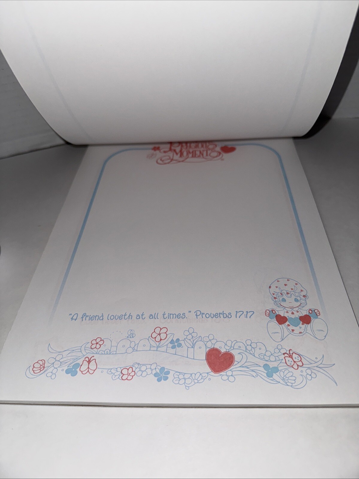 Unused Vintage Dalmatian Press ~ Precious Moments ~ Activity Art Pad Tablet